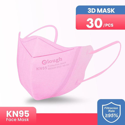 4 Layer 3d Kn95 Face Masks Pink 30 Pack