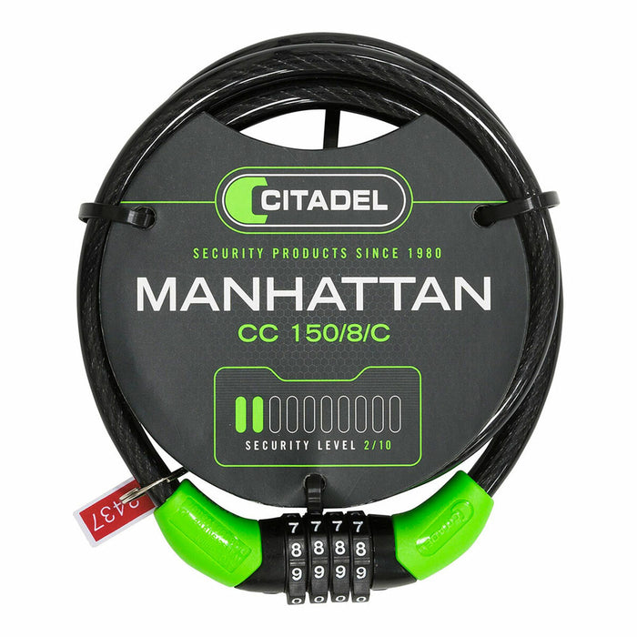 Cable With Padlock By Citadel Manhattan Cc 1508c