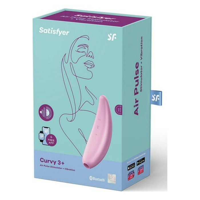 Clitoris Suction Stimulator By Satisfyer Curvy 3 Pink