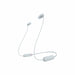 Bluetooth Headphones By Sony Wic100wce7 White