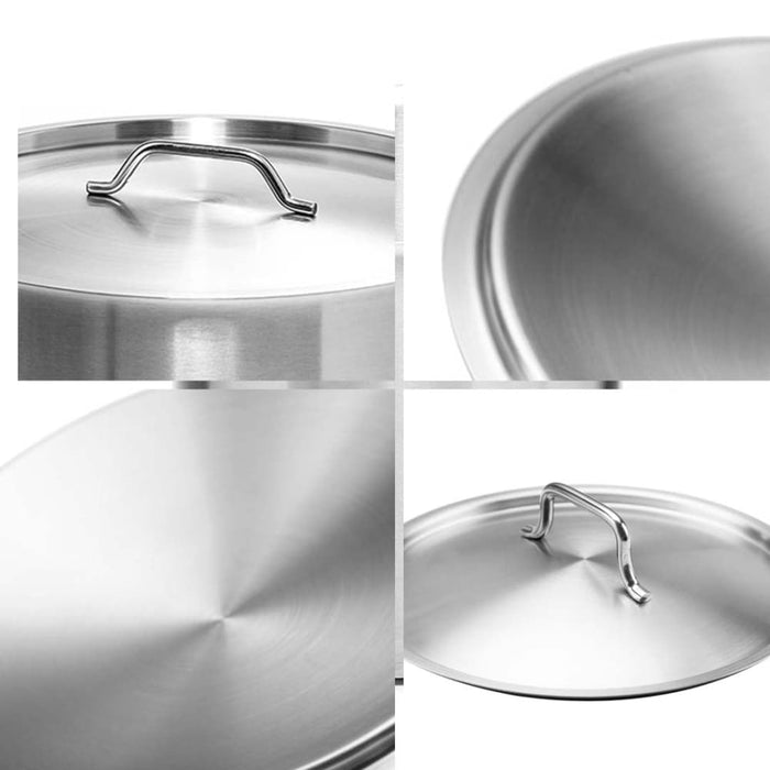 45cm Top Grade Stockpot Lid Stainless Steel Stock Pot Cover