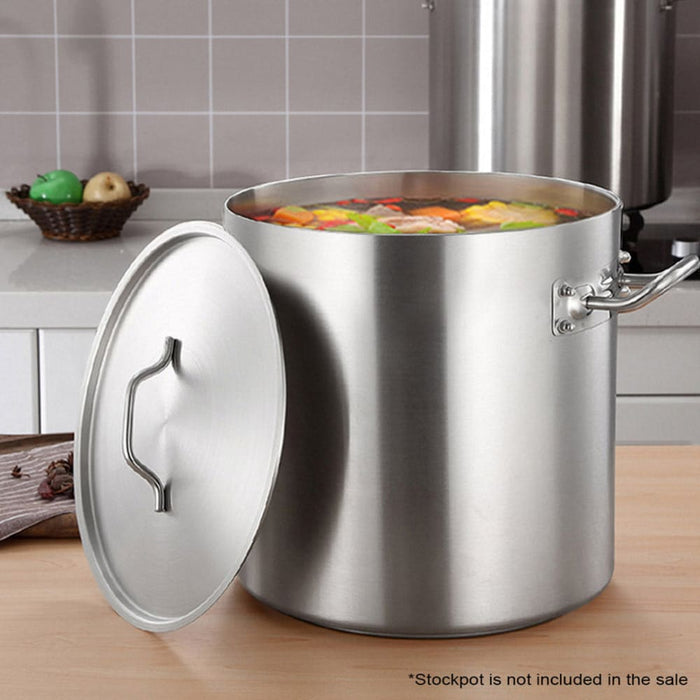 45cm Top Grade Stockpot Lid Stainless Steel Stock Pot Cover