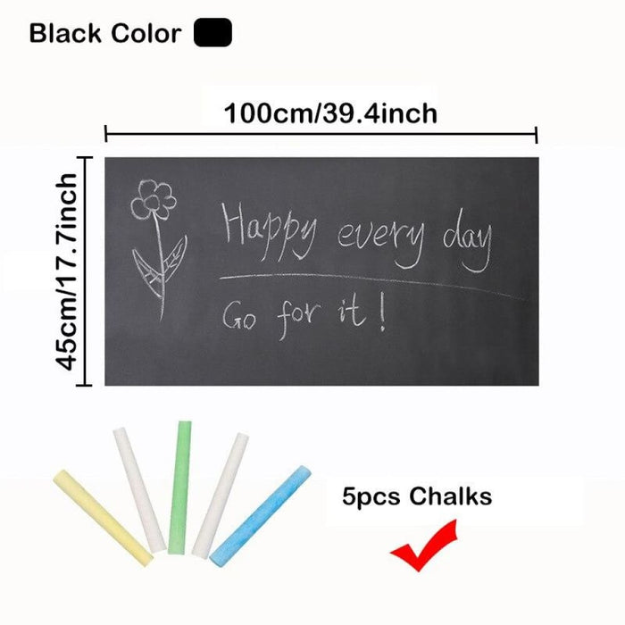 45x100cm Chalkboard Wall Stickers For Kids Room Play