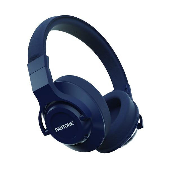 Headphones With Microphone By Pantone PtWh005N1 Blue