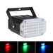 48 Led Rgb Uv White Strobe Lights Disco Dj Party Holiday