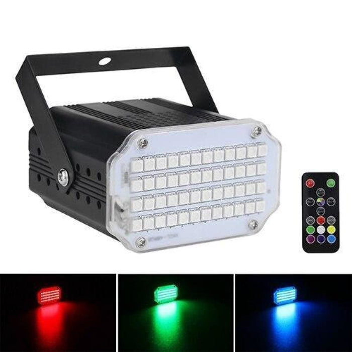 48 Rgb Uv Led Dj Disco Sound Activated Stage Lighting