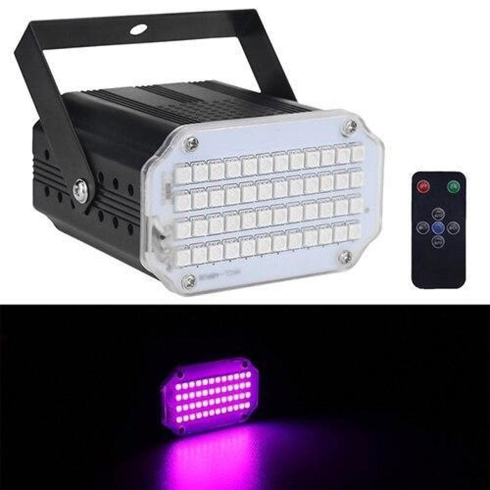 48 Rgb Uv Led Dj Disco Sound Activated Stage Lighting