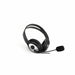 Headphones with Microphone by Coolbox Cooaum01 Black