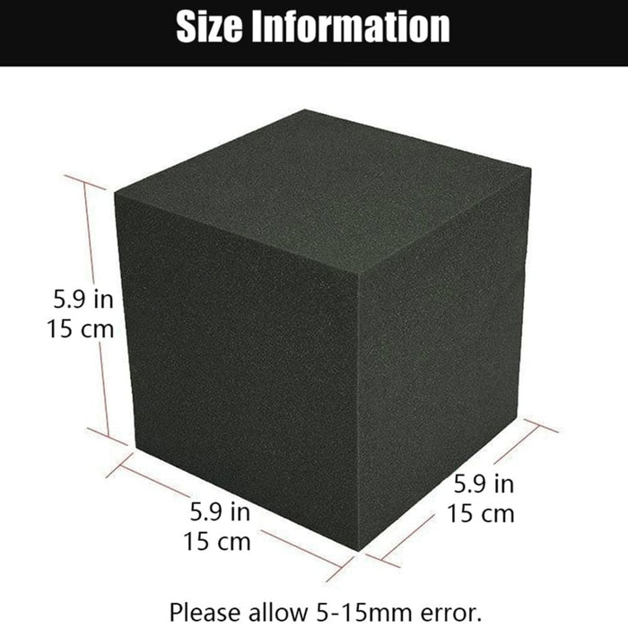 4pcs Pack 15x15x15cm Corner Blocks Cube Acoustic Soundproof