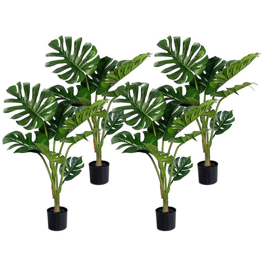 4x 120cm Artificial Green Indoor Turtle Back Fake Decoration