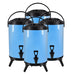4x 12l Stainless Steel Insulated Milk Tea Barrel Hot