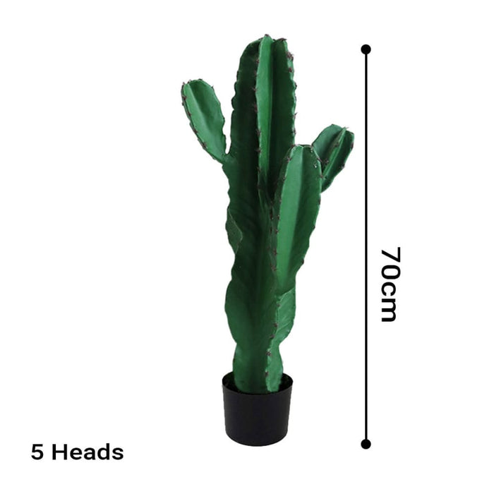 4x 70cm Green Artificial Indoor Cactus Tree Fake Plant 