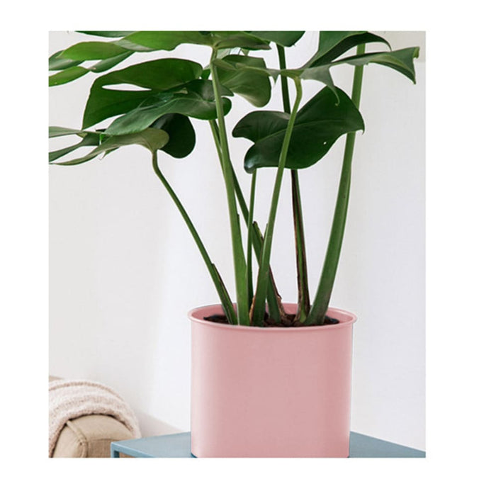 4x 70cm Tripod Flower Pot Plant Stand With Pink Flowerpot