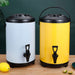 4x 8l Stainless Steel Insulated Milk Tea Barrel Hot And Cold