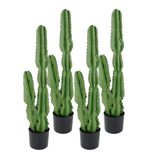 4x 95cm Green Artificial Indoor Cactus Tree Fake Plant