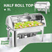 4x 9l Stainless Steel Full Size Roll Top Chafing Dish Food