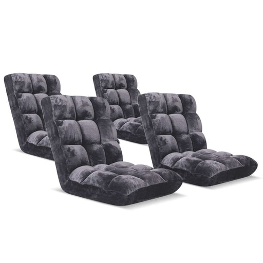 4x Floor Recliner Folding Lounge Sofa Futon Couch Chair