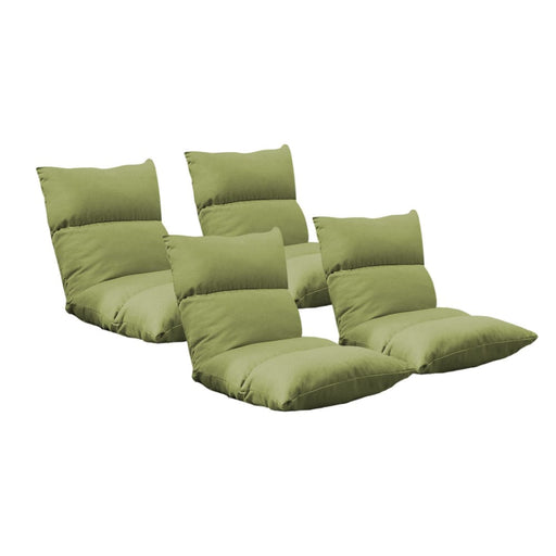 4x Lounge Floor Recliner Adjustable Lazy Sofa Bed Folding