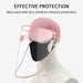 4x Outdoor Protection Hat Anti-fog Pollution Dust Protective
