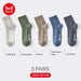 5 Pairs Cotton Socks Men’s Casual Dress Printing Winter