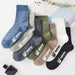 5 Pairs Cotton Socks Men’s Casual Tube Winter Warm Long