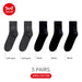 5 Pairs Man Socks Casual Middle Tube Winter Warm Harajuku