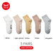 5 Pairs Men’s Cotton Casual Tube Socks Printing Winter