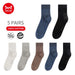 5 Pairs Men’s Socks Cotton New Style Black Business Man