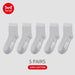 5 Pairs Men’s Socks Cotton New Style Black Business Men