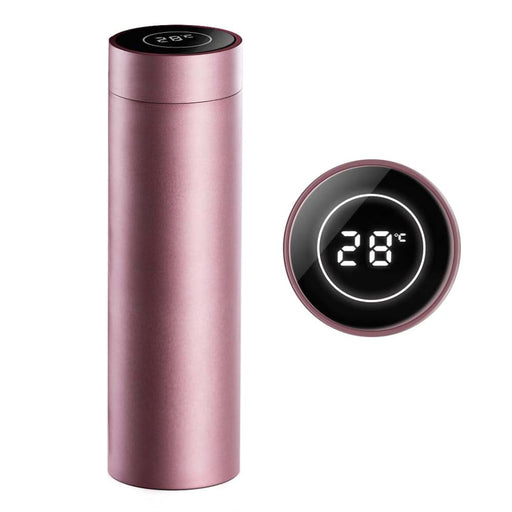 500ml Stainless Steel Smart Lcd Thermometer Display Bottle