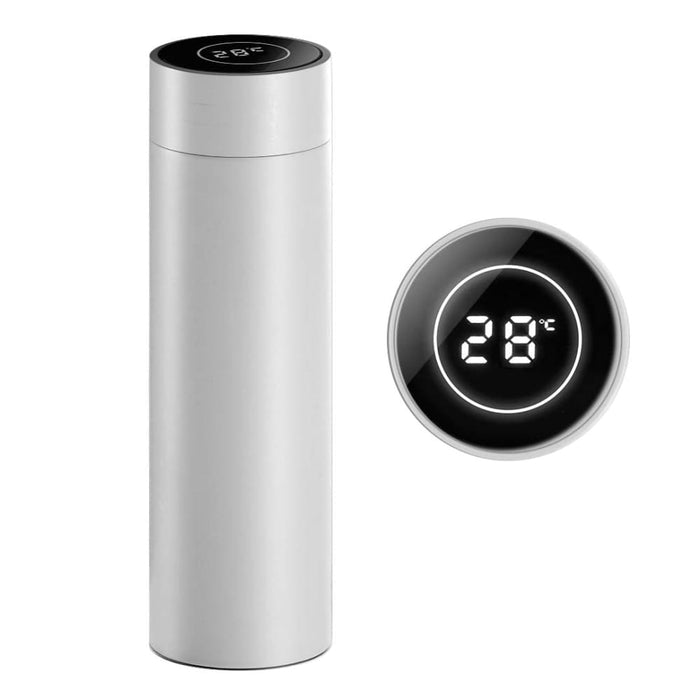500ml Stainless Steel Smart Lcd Thermometer Display Bottle