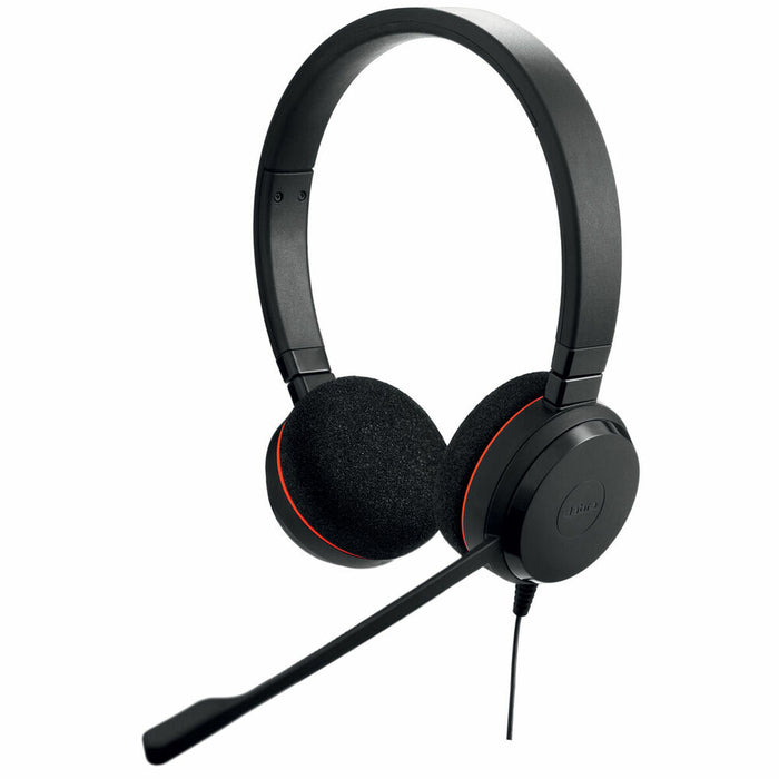 Headphones with Microphone by Jabra Evolve 20 Ms Black
