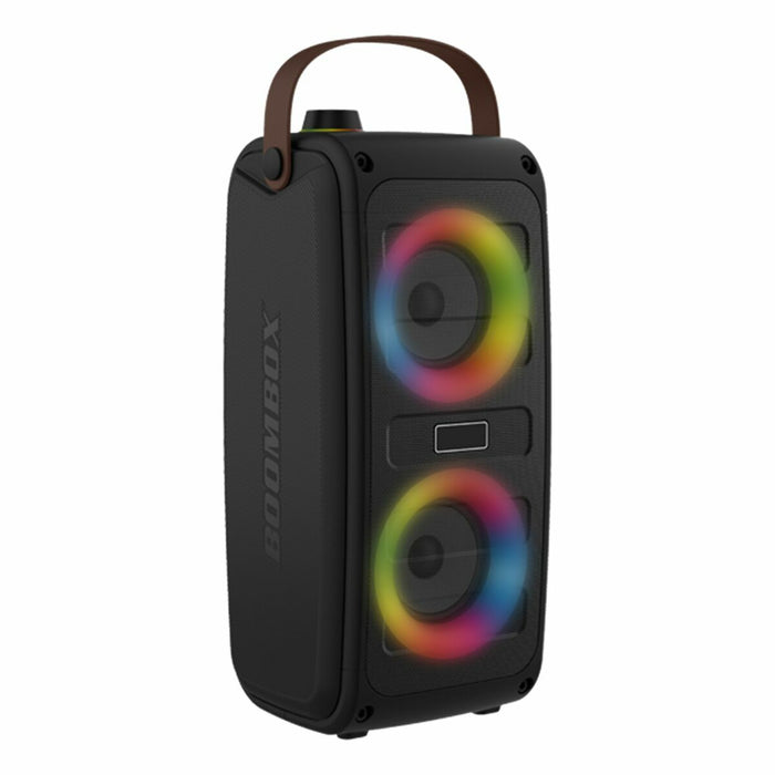 Portable Bluetooth Speakers By Denver Electronics Black Led Rgb