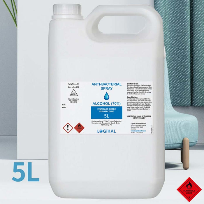 5l Standard Grade Disinfectant Anti-bacterial Alcohol