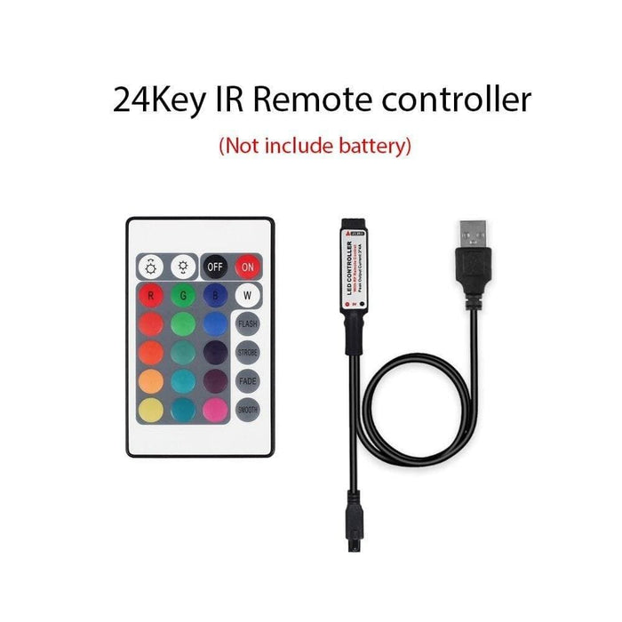 5v Usb Rgb Controller Rf Remote Ir Mini 3key For