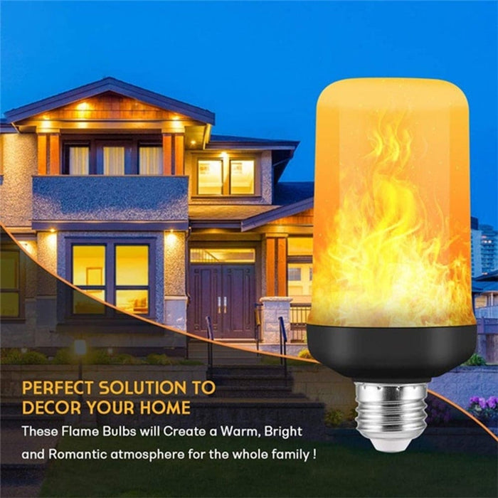 Vibe Geeks 5w 4 Modes Burning Flickering Flame Led Light