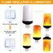 Vibe Geeks 5w 4 Modes Burning Flickering Flame Led Light