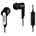 Headphones with Microphone by Philips Black Silicone