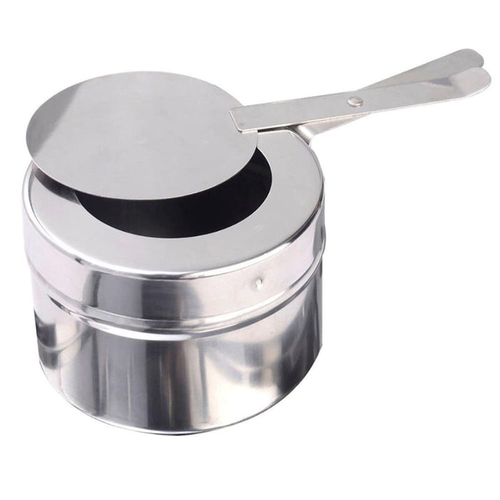 6l Round Chafing Stainless Steel Food Warmer With Glass Roll
