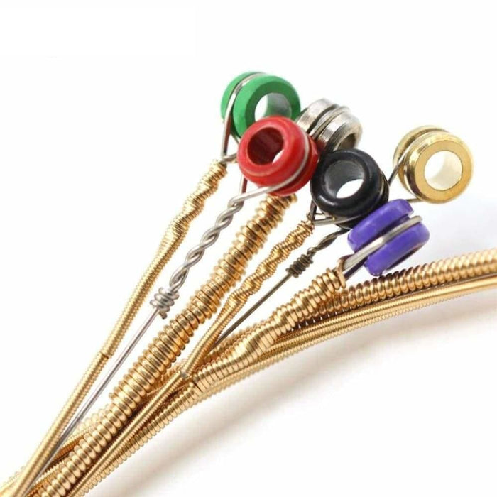 6pcset Acoustic Guitar Strings Qa Series 85 15 Bronze Full