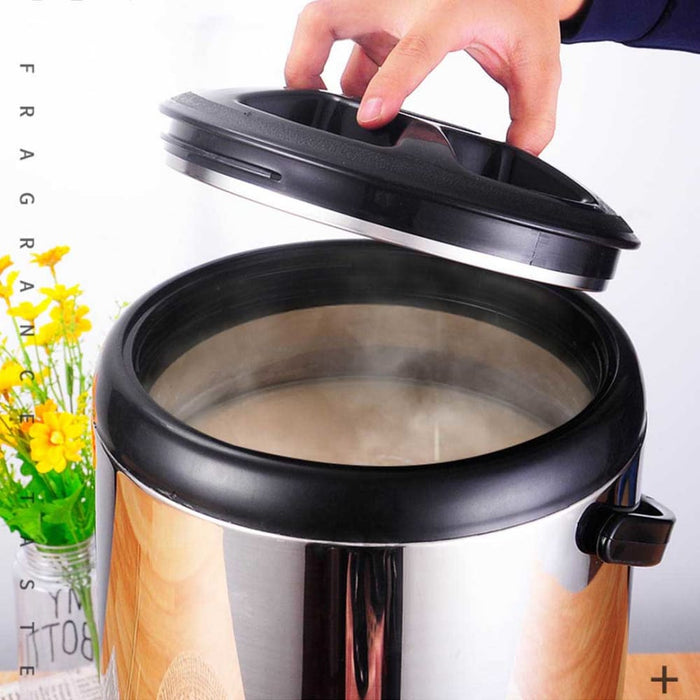 6x 12l Portable Insulated Cold Heat Coffee Tea Beer Barrel