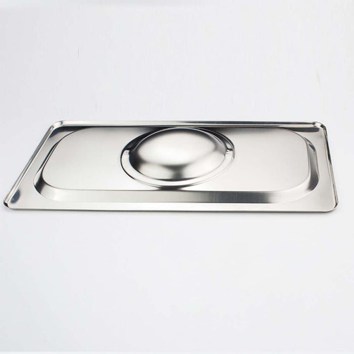 6x Gastronorm Gn Pan Lid Full Size 1 2 Stainless Steel Tray
