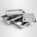 6x Gastronorm Gn Pan Full Size 1 4cm Deep Stainless Steel