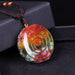 7 Chakra Rainbow Orgone Crystal Pendant For Strengthen