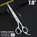 7 Inch Straight & Thinning Up Curved Pet Grooming Scissors