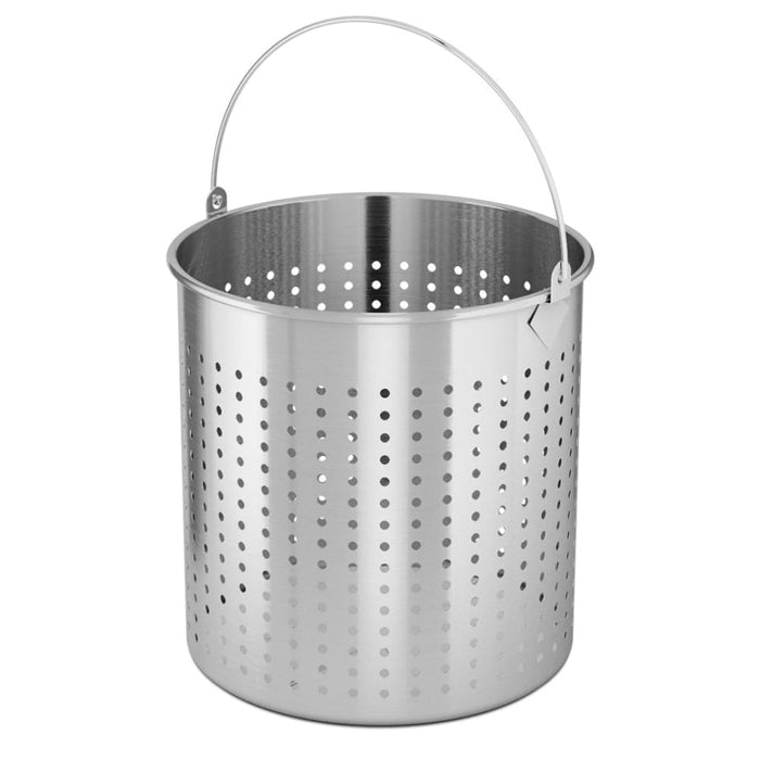 71l 18 10 Stainless Steel Perforated Stockpot Basket Pasta