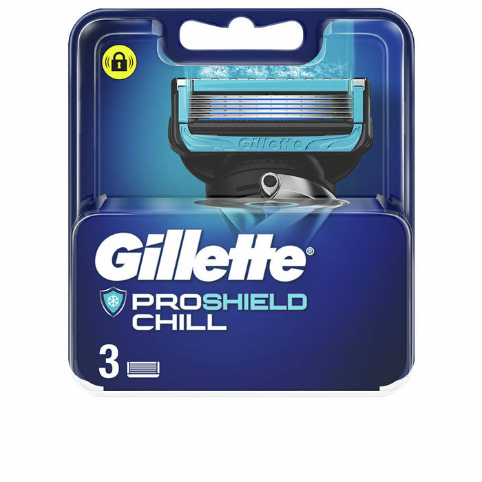 Replacement Razorblade By Gillette Fusion Proshield Chill 3 Pieces