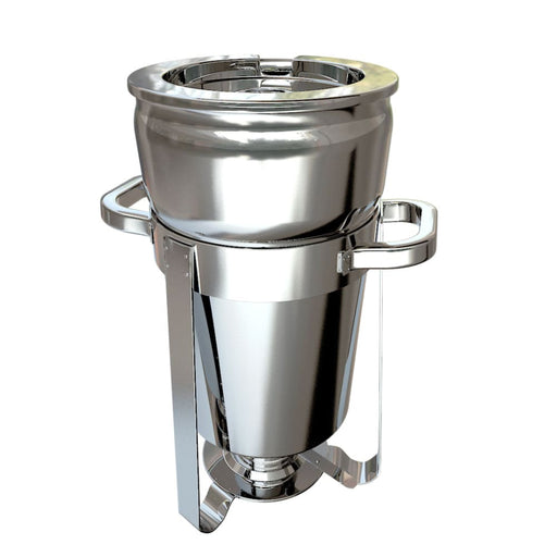 7l Round Stainless Steel Soup Warmer Marmite Chafer Full