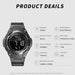 8 In 1 Waterproof Men’s Led Digital Wrist Watch