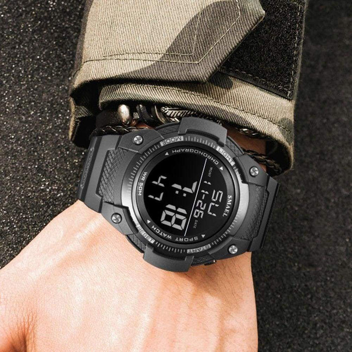 8 In 1 Waterproof Men’s Led Digital Wrist Watch